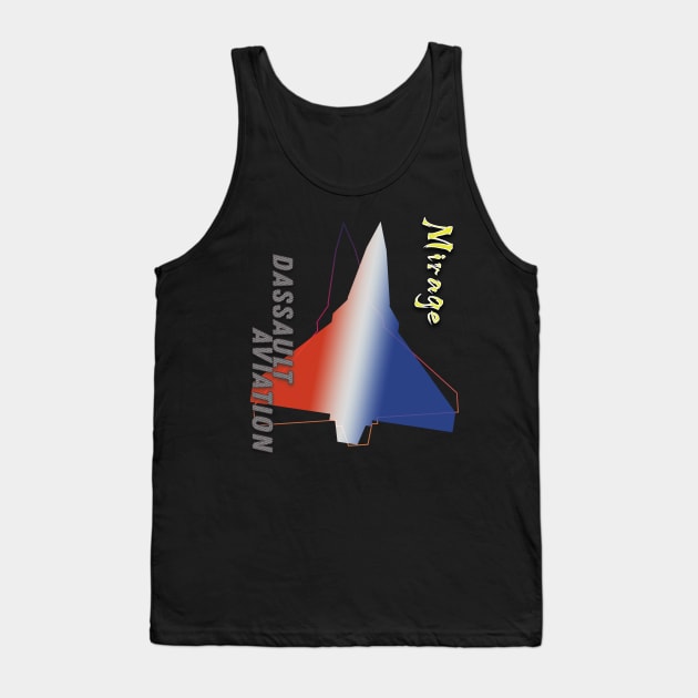 Dassault mirage Tank Top by TeeText